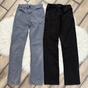Old Navy Boys Size 14 Stylish Gray and Black Jeans